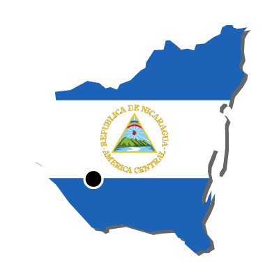 ニカラグア共和国無料フリーイラスト｜首都・国旗付